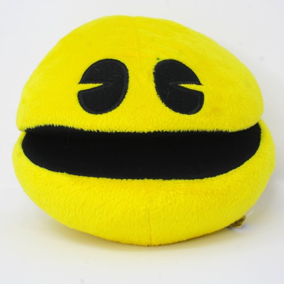 Namco Other - Bandai Namco Pac-Man 7"  Plush Round Yellow Stuffed Pac-Man Toy TAG